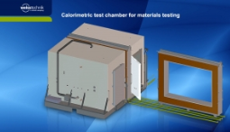 Kalorimetrikus tesztkamra anyagvizsgálathoz