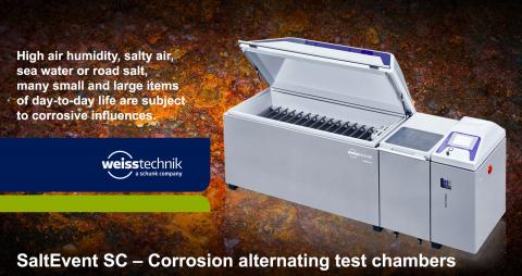 SaltEvent SC korróziós, váltakozó üzemű tesztkamrák